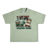 Oil Green last night we let the liquor talk cowboy western c Urban Heavy Tee - NancyCooperArtShop