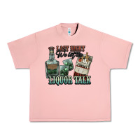 Salmon last night we let the liquor talk cowboy western c Urban Heavy Tee - NancyCooperArtShop