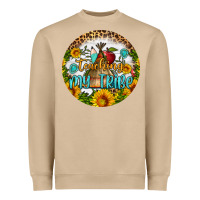 Mushroom teaching my tribe round earring Heavyweight Sweatshirt - BundleAndBundleShop