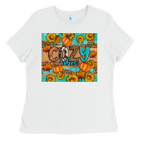 White cozy vibes Ladies Tee - Artiststas