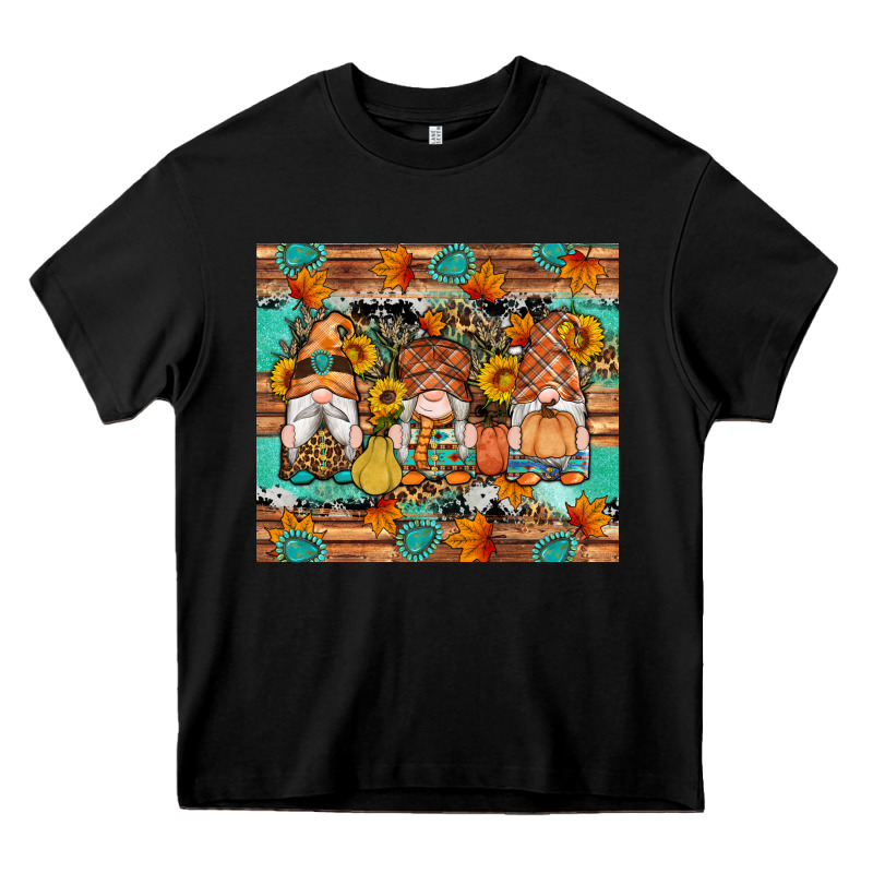 Western Fall Gnomes Tumbler Heavy Core Tee by Artiststas | Teevron