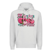 Dove Grey in october we wear pink Premium Hoodie - CowGirlArtShop