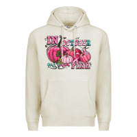 Oatmeal Heather in october we wear pink Premium Hoodie - CowGirlArtShop