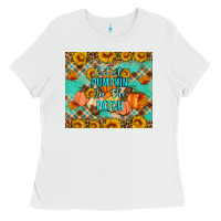 White Cutest pumpkin in the patch Ladies Tee - Artiststas