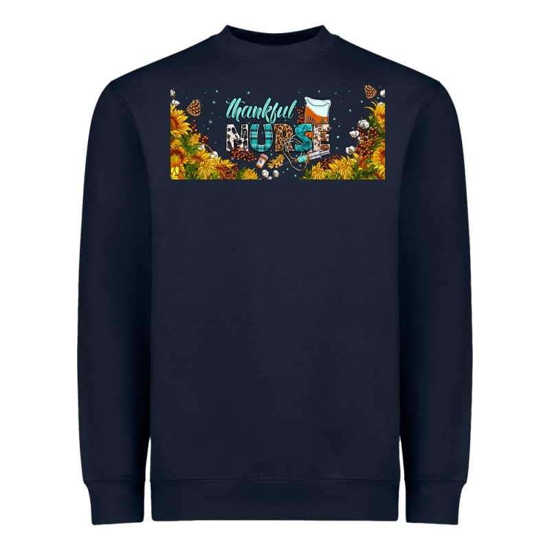 Thankful Nurse Fall Libbey Glass Heavyweight Sweatshirt by BundleAndBundleShop | Teevron