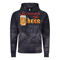 Cloud Black crawfish and beer that's why i'm here Vintage Hoodie - MaliasSmallBusiness