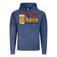 Vintage Denim crawfish and beer that's why i'm here Vintage Hoodie - MaliasSmallBusiness