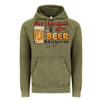 Vintage Olive crawfish and beer that's why i'm here Vintage Hoodie - MaliasSmallBusiness