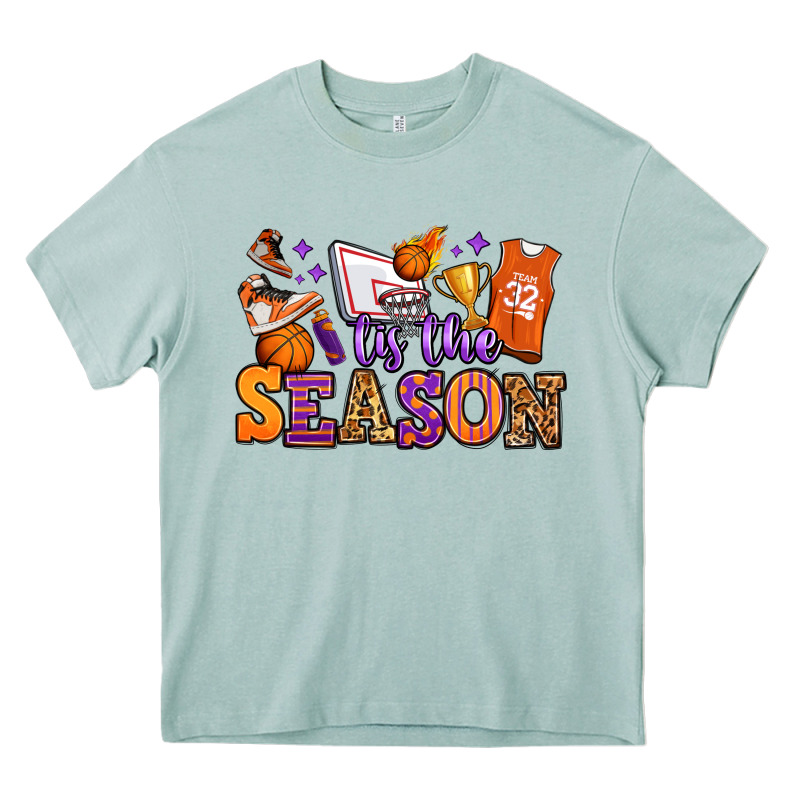 Tis The Season Basketball Heavy Core Tee by Jasminsmagicworld | Teevron
