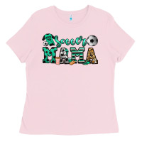 Bubblegum Pink soccer mama Ladies Tee - Jasminsmagicworld