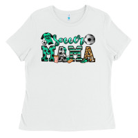 White soccer mama Ladies Tee - Jasminsmagicworld