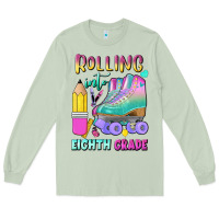 Matcha rolling into eighth grade Long Sleeve Tee - BundleAndBundleShop