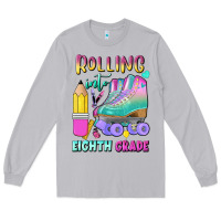 Moon Dust rolling into eighth grade Long Sleeve Tee - BundleAndBundleShop