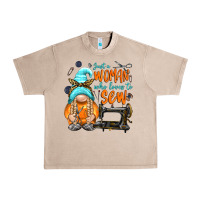 Just A Woman Who Loves To Sew Urban Heavy Tee | Teevron