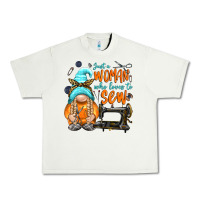 Pistachio just a woman who loves to sew Urban Heavy Tee - NancyCooperArtShop