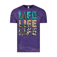 Cloud Purple wife life wife mom life best Vintage Tee - NancyCooperArtShop