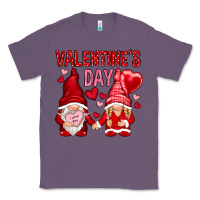 Lavender valentines day with gnomies Classic Tee - NancyCooperArtShop