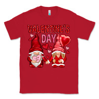 Red valentines day with gnomies Classic Tee - NancyCooperArtShop