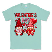 Seafoam valentines day with gnomies Classic Tee - NancyCooperArtShop