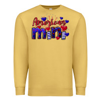 Antique Gold American Mini  4th of July Premium Sweatshirt - CowGirlArtShop