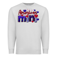 Dove Grey American Mini  4th of July Premium Sweatshirt - CowGirlArtShop