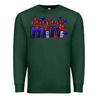 Sports Green American Mini  4th of July Premium Sweatshirt - CowGirlArtShop
