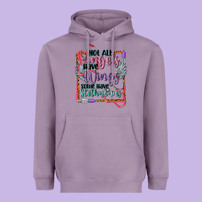 Cowgirl Not All Angels Have Wings Heavyweight Hoodie Designed By Cowgirlartshop