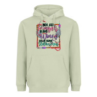 Matcha cowgirl not all angels have wings Heavyweight Hoodie - CowGirlArtShop