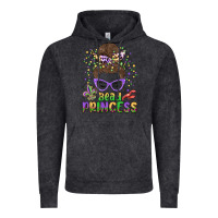 Vintage Black bead princess messy bun mardi gras Vintage Hoodie - MaliasSmallBusiness