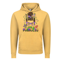 Vintage Mustard bead princess messy bun mardi gras Vintage Hoodie - MaliasSmallBusiness
