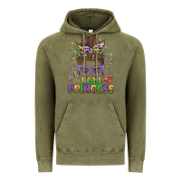 Vintage Olive bead princess messy bun mardi gras Vintage Hoodie - MaliasSmallBusiness