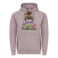 Vintage Zinc bead princess messy bun mardi gras Vintage Hoodie - MaliasSmallBusiness