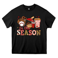 Black tis the season baseball Heavy Core Tee - Jasminsmagicworld