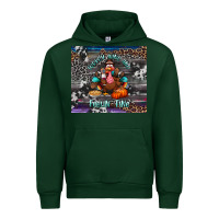 Forest Green turkey wine and feelin fine tumbler Urban Hoodie - BundleAndBundleShop