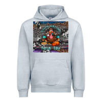 Heather Grey turkey wine and feelin fine tumbler Urban Hoodie - BundleAndBundleShop