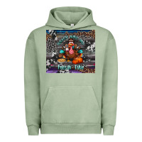 Pigment Oil Green turkey wine and feelin fine tumbler Urban Hoodie - BundleAndBundleShop