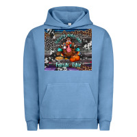 Pigment Pebble Blue turkey wine and feelin fine tumbler Urban Hoodie - BundleAndBundleShop