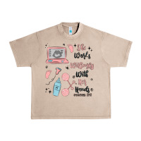 French Oak she works willingly with her hands Urban Heavy Tee - MaliasSmallBusiness