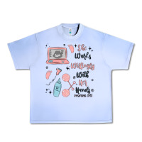 Grape Ice she works willingly with her hands Urban Heavy Tee - MaliasSmallBusiness