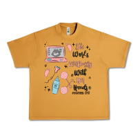 Peanut Butter she works willingly with her hands Urban Heavy Tee - MaliasSmallBusiness