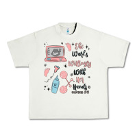 Pistachio she works willingly with her hands Urban Heavy Tee - MaliasSmallBusiness