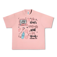 Salmon she works willingly with her hands Urban Heavy Tee - MaliasSmallBusiness