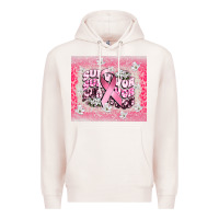 Pale Pink survivor cancer awareness Premium Hoodie - CowGirlArtShop