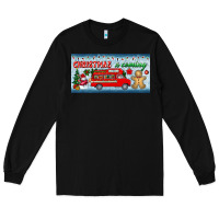 Black christmas is coming license plate Long Sleeve Tee - BundleAndBundleShop