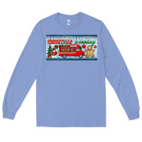 Colony Blue christmas is coming license plate Long Sleeve Tee - BundleAndBundleShop