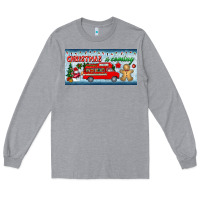 Heather Grey christmas is coming license plate Long Sleeve Tee - BundleAndBundleShop