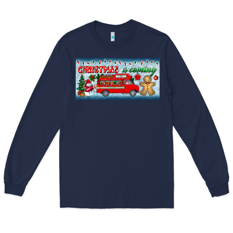 Christmas Is Coming License Plate Long Sleeve Tee by BundleAndBundleShop | Teevron