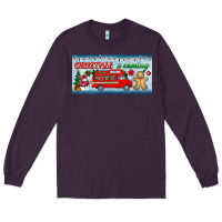 Plum christmas is coming license plate Long Sleeve Tee - BundleAndBundleShop