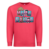 Cardinal Mama of Drama Mother's Day Premium Sweatshirt - CowGirlArtShop