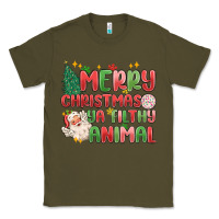 Army Green merry christmas ya filthy animal Classic Tee - MaliasSmallBusiness